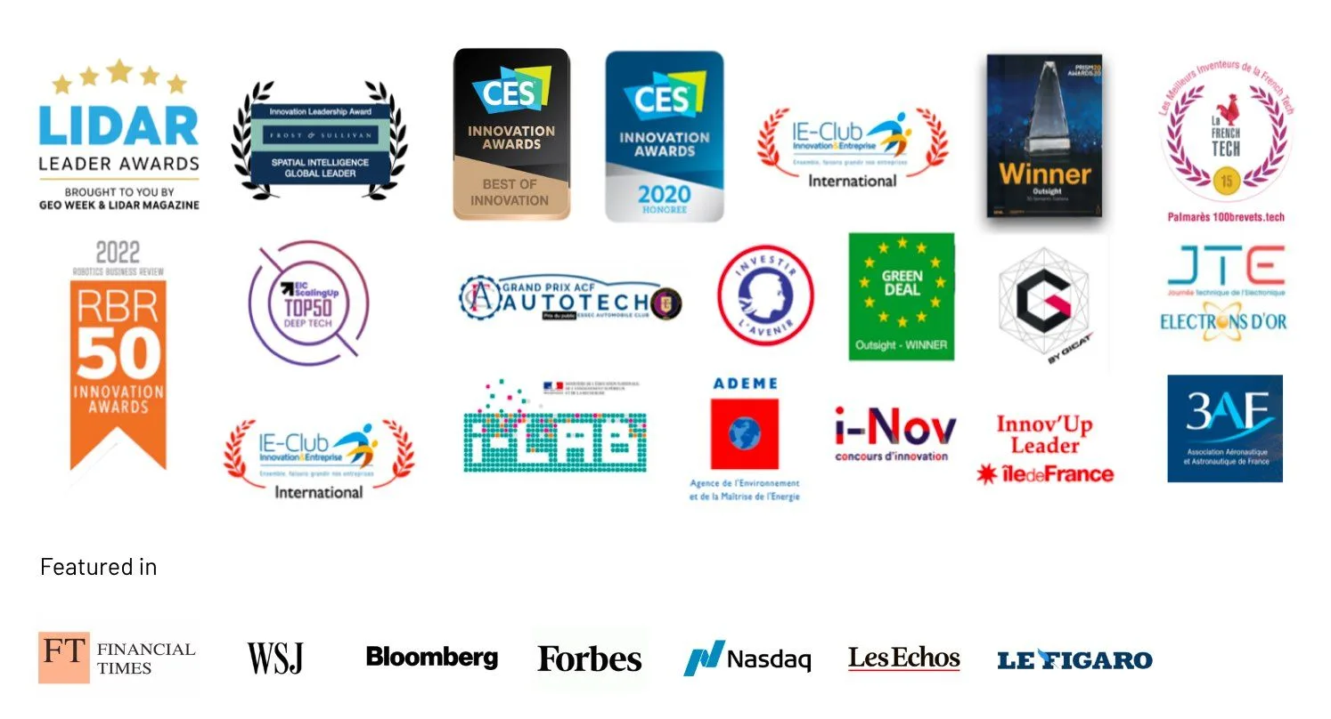 Outsight's awards and recognitions