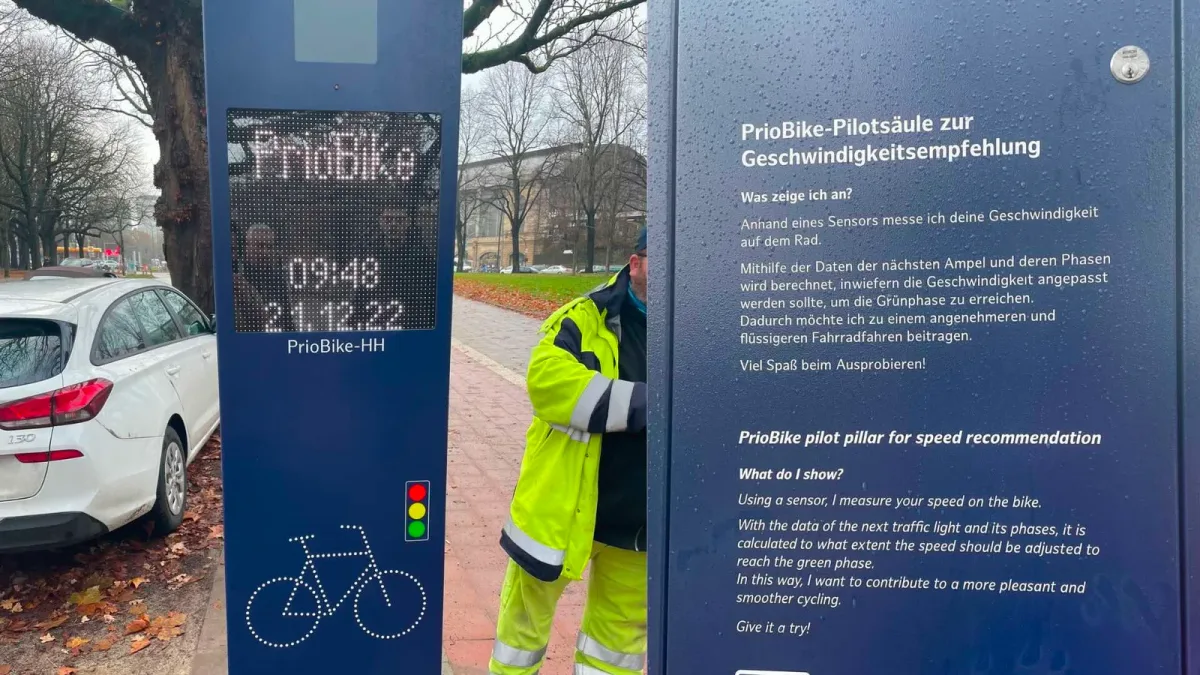 Bicycle traffic flow lidar