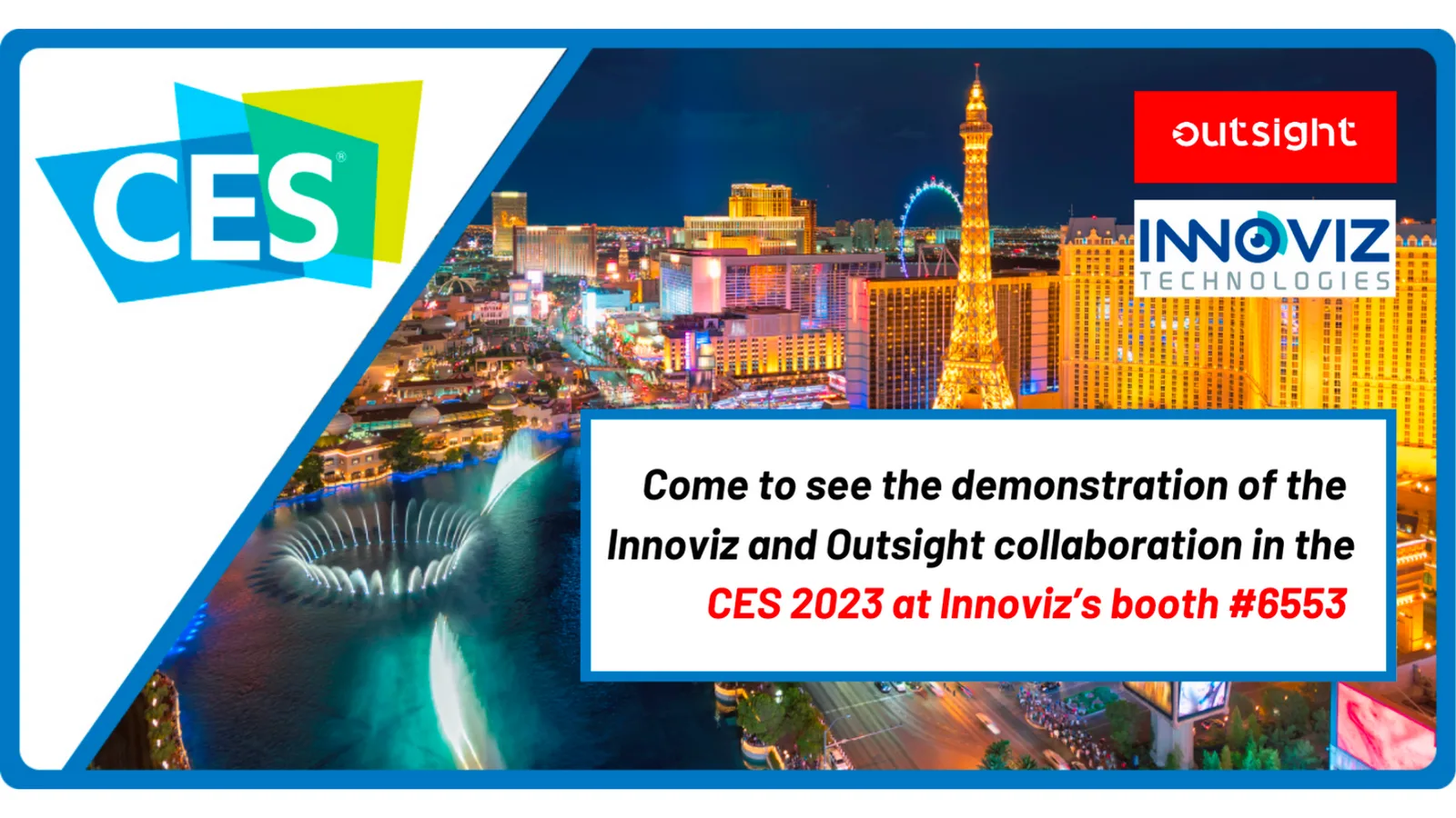 Innoviz and outsight announce partnership  in CES