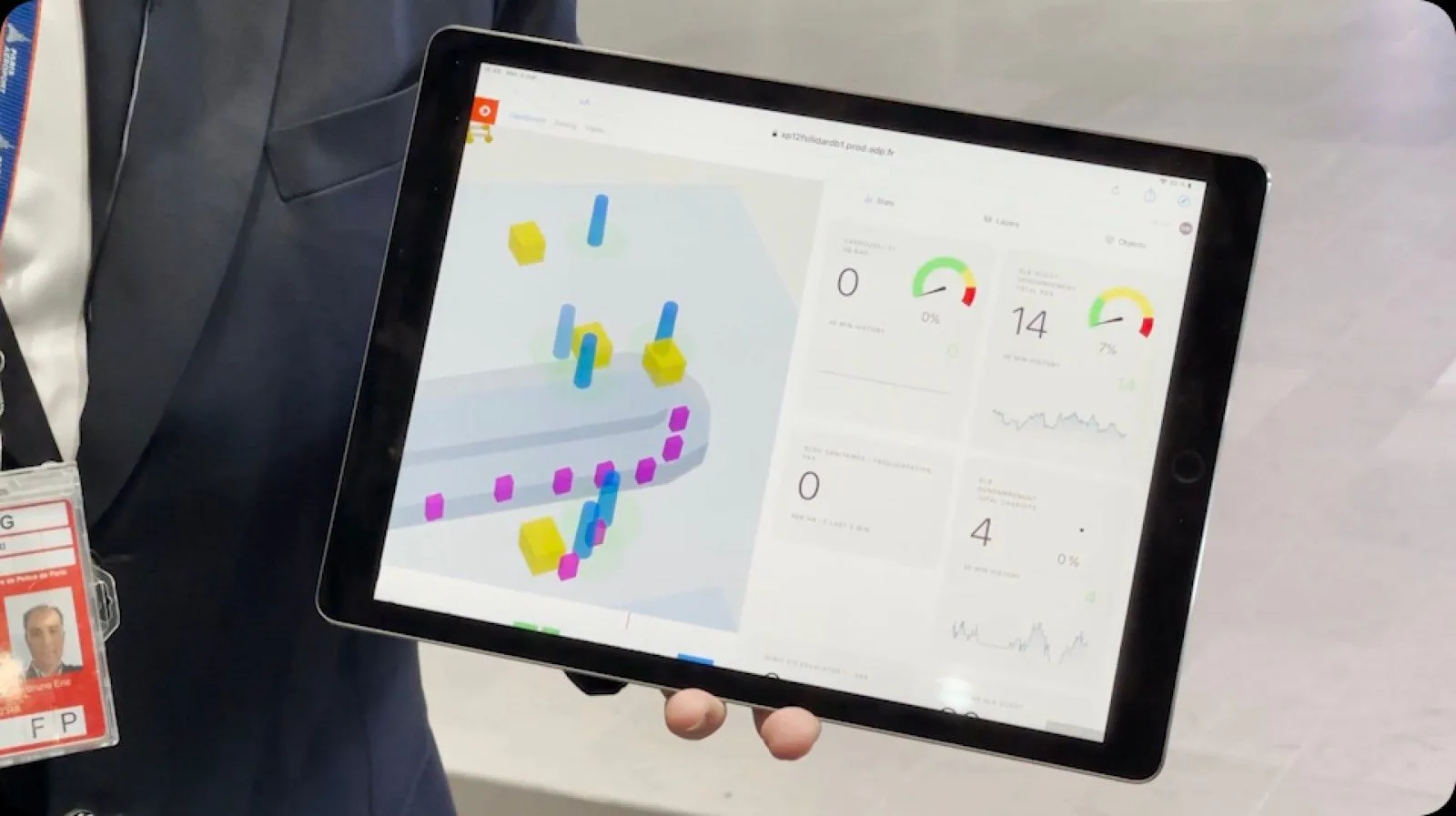 Outsight's 3D Perception Software at airport