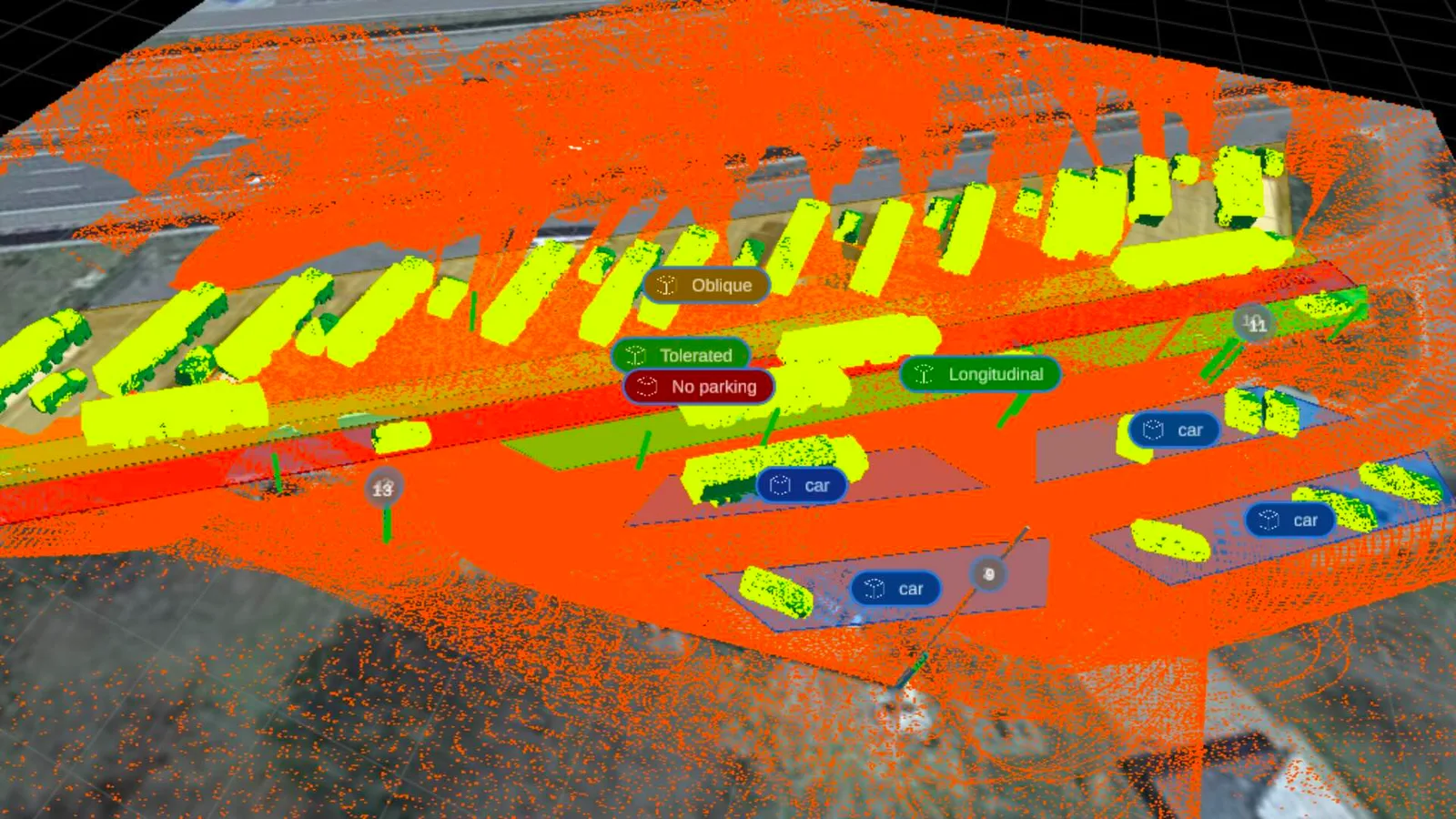 Parking status using Lidar by Outsight