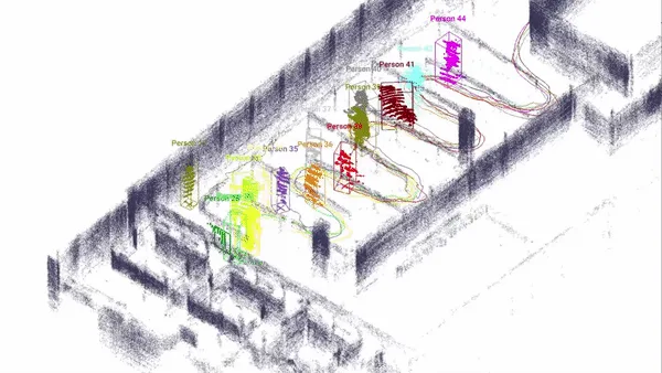 Passenger flow tracking for passport control