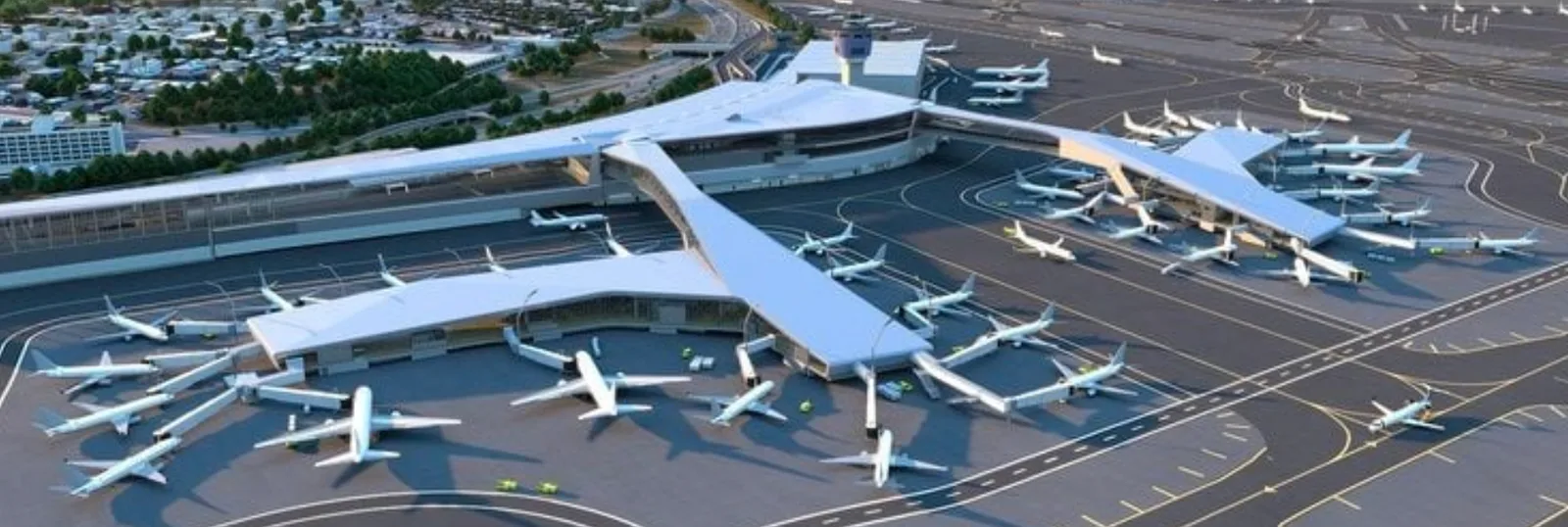 Airport infrastructure perfect for lidar based planning solutions 