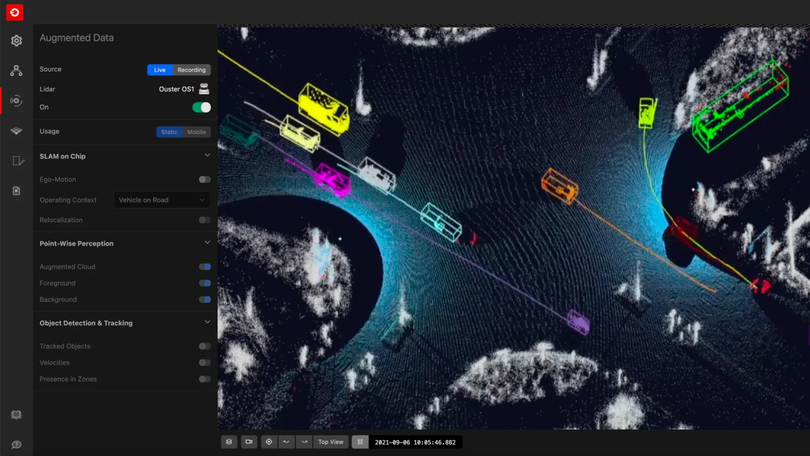 Smart Intersection using Lidar