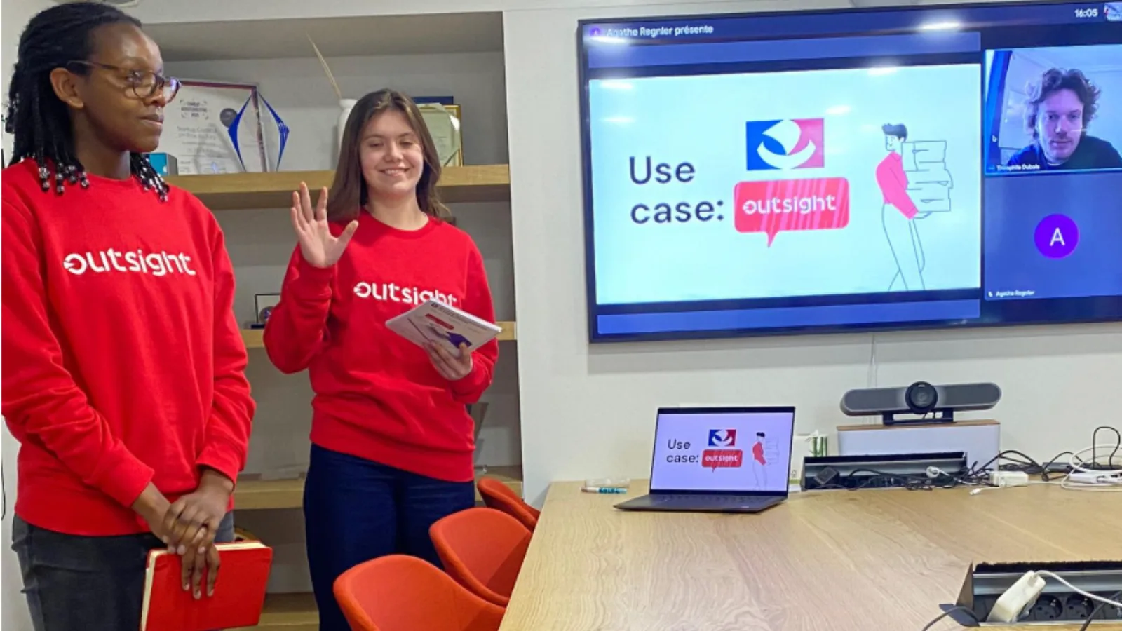 Two BECOMTECH participants hired by Outsight as interns 